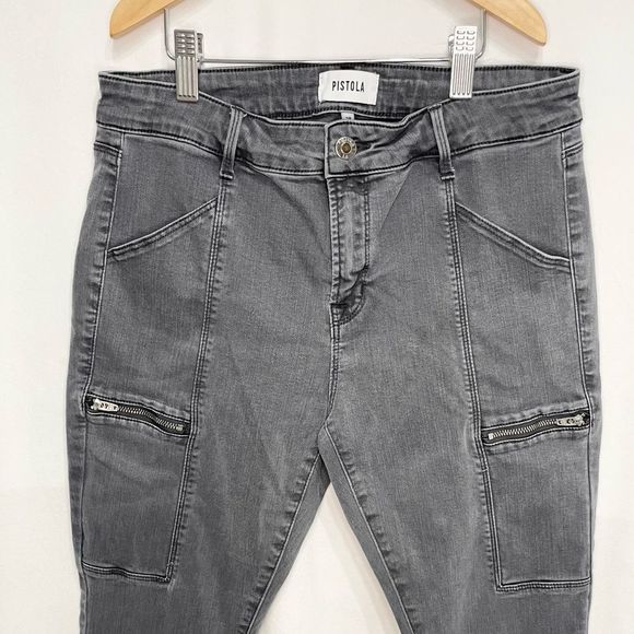 Pistola Topanga Gray Cargo Skinny Pants - Picture 2 of 6
